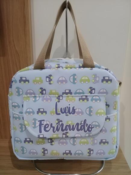 Bolsa para Bebê Carrinhos (com Nome)