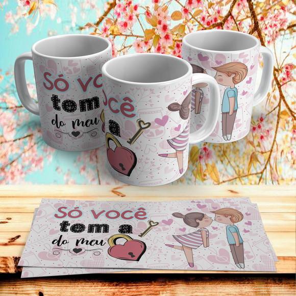 Caneca Só você tem a chave do meu Coração