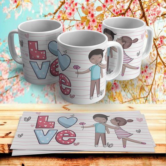 Caneca Dia dos Namorados Love