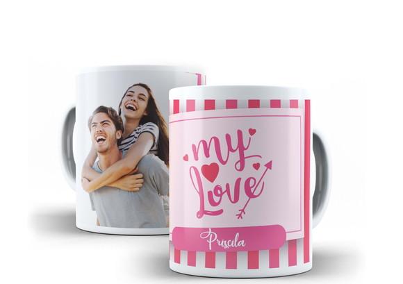 Caneca Dia dos Namorados My Love com foto