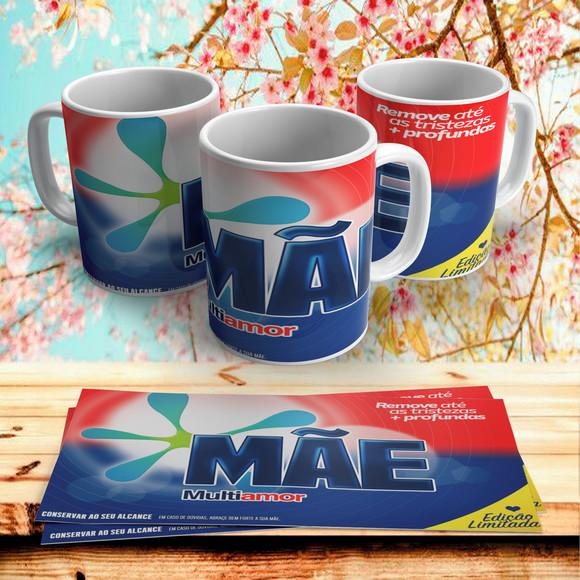 Caneca Dia das Mães Mãe Multi Amor