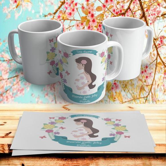 Caneca Dia das Mães Mamãe Gestante