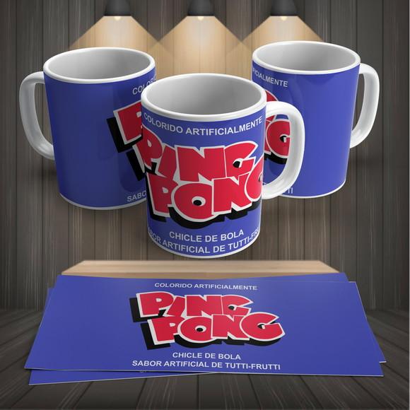 Caneca Chiclete Ping Pong
