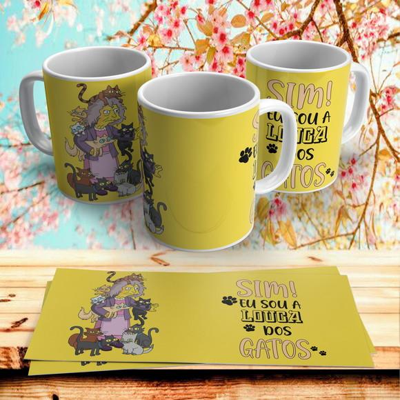 Caneca Louca dos Gatos #3