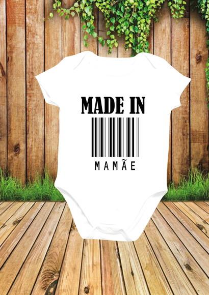 Body Personalizado Made In Mamãe