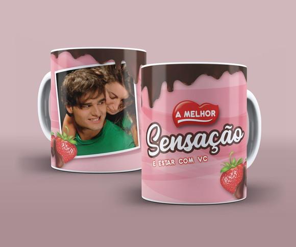 Caneca a Melhor Sensação e Estar com Você