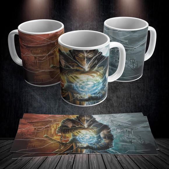 Caneca Mortal Kombat Scorpion x Sub Zero