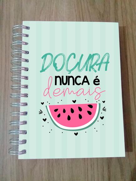 Agenda Personalizada Doçura nunca é Demais