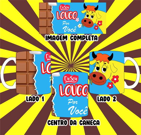 Caneca Chocolate Lollo Sou Louco Por Você