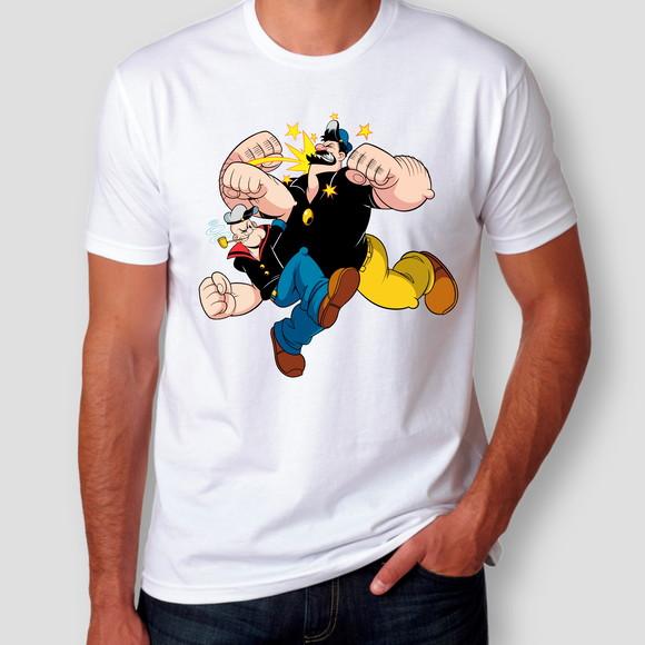 Camiseta Marinheiro Popeye x Brutus