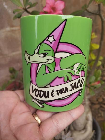 Caneca Zé Jacaré Pica Pau Vodu É pra Jacu