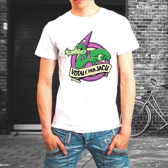 Camiseta Zé Jacaré Vodu É Pra Jacu