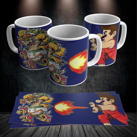 Caneca Super Mario Super Hadouken