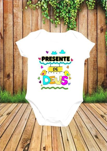 Body para Bebê Presente de Deus