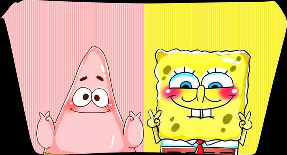 Necessaire Bob Esponja e Patric Tamanho G