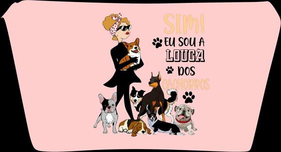 Necessaire Louca dos Cachorros Tamanho G