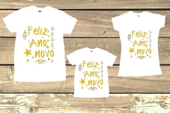 Kit com 9 Camisetas Feliz 2020