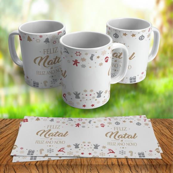 Caneca Feliz Natal Feliz Ano Novo