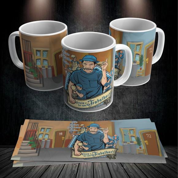 Caneca Seu Madruga Não Existe Trabalho Ruim