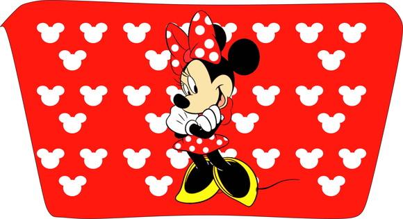 Necessaire Minnie Vermelha (Tamanho G)