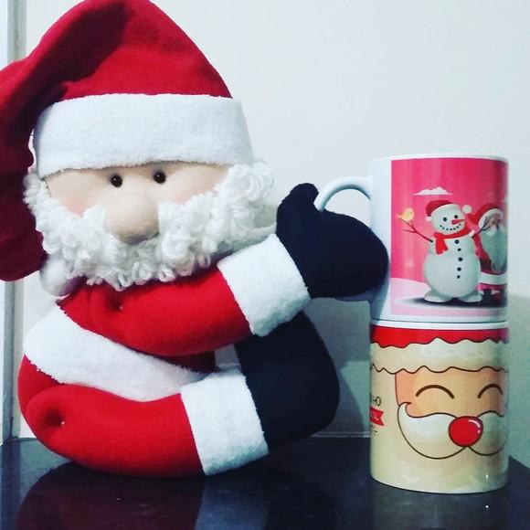 Papai Noel Agarradinho em Feltro