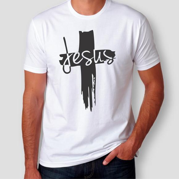 Camiseta Gospel Cruz Jesus
