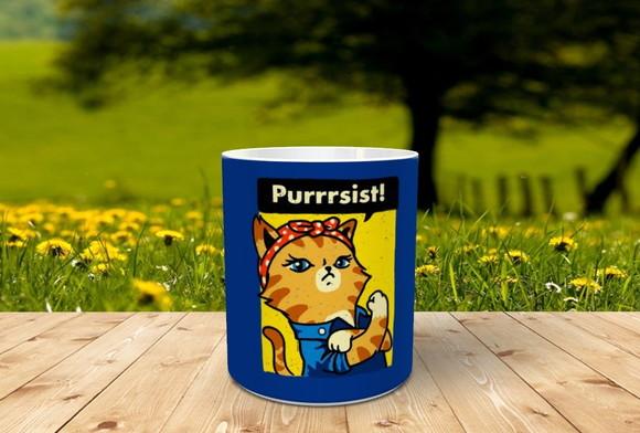 Caneca Gato Banana