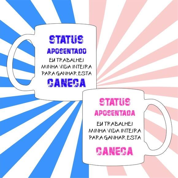 Caneca Status Aposentado