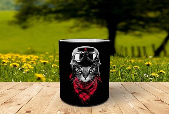 Caneca Gato de Lenço