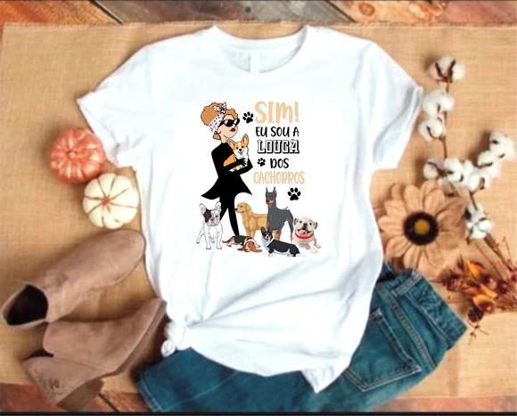 Camiseta Louca Dos Cachorros