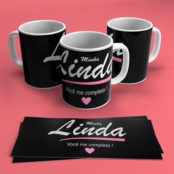 Caneca Minha Linda Você Me Completa