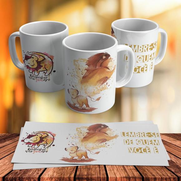 Caneca Rei Leão (Lembre-se de quem você é)