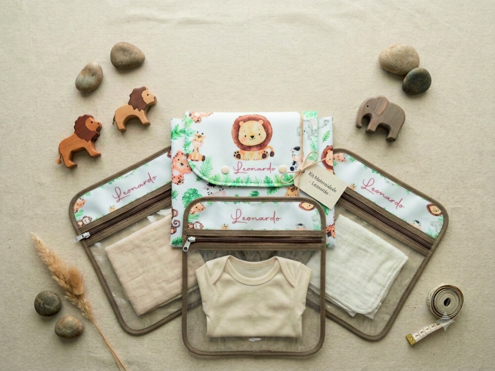 Bolsa Trocador com Porta Fraldas e Lencinhos Personalizado