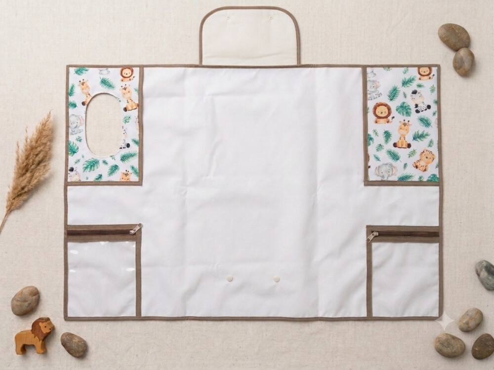 Bolsa Trocador com Porta Fraldas e Lencinhos Personalizado
