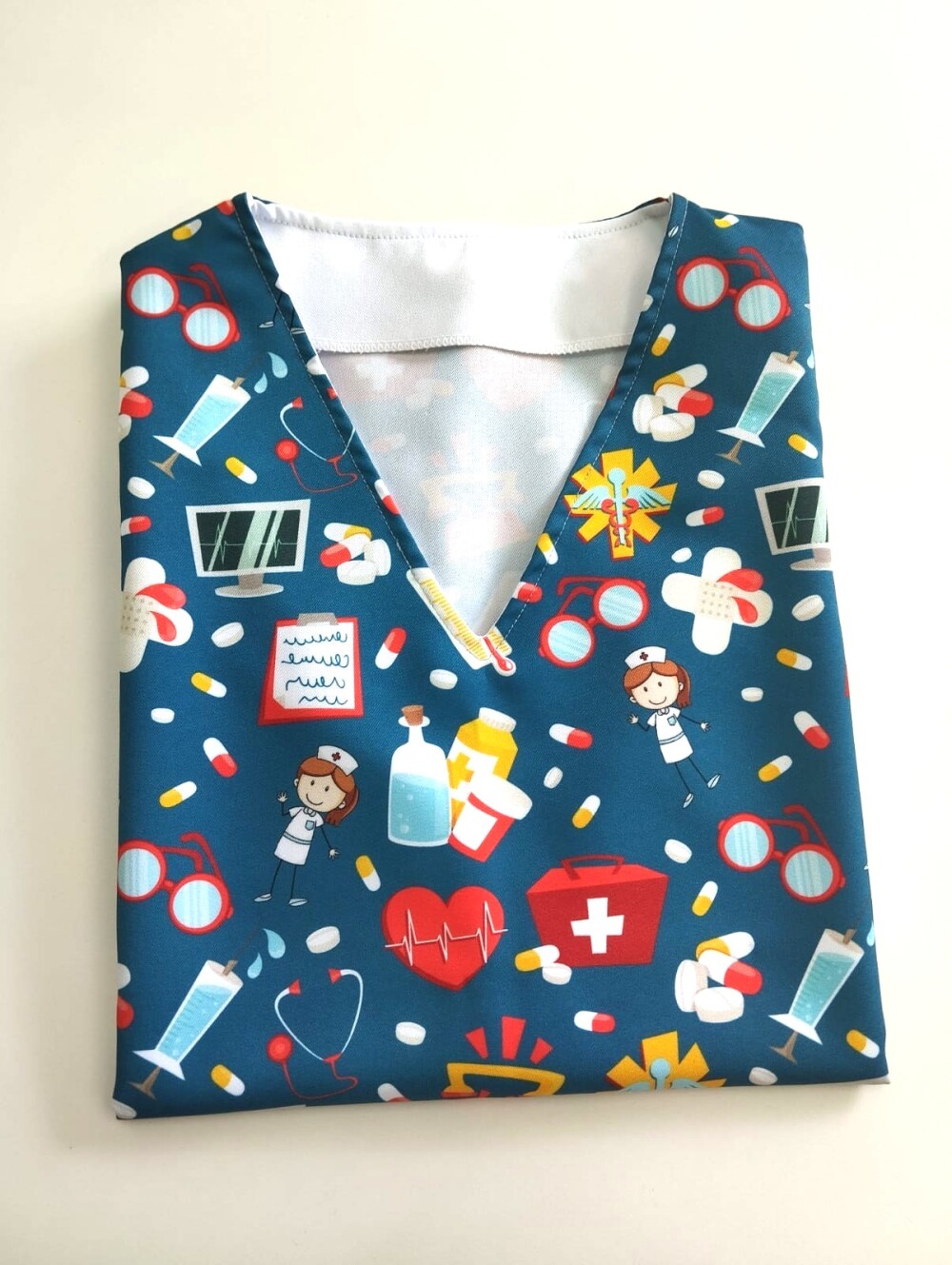 Scrub Materiais Enfermagem com 2 Bolsos