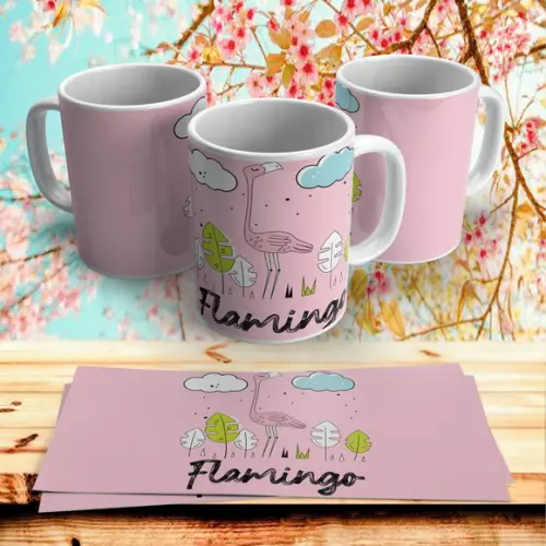 Caneca Flamingo