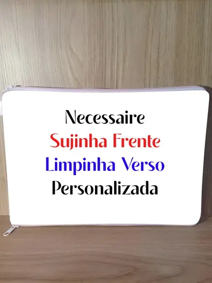 Kit Necessaire Sujinha Limpinha + Necessaire Higiene Bucal