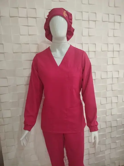 Scrub Pijama Cirurgico com Manga Longa (touca Brinde)