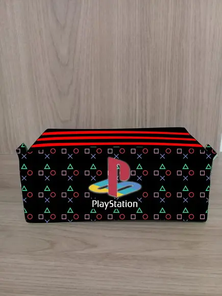Estojo Escolar Playstation com 4 Zíperes