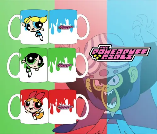 Coleção 3 Canecas Meninas Super Poderosas