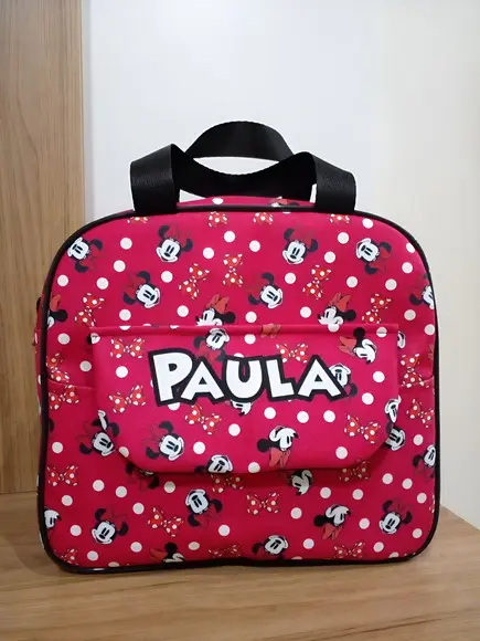 Bolsa Minnie Mouse com Alça Tira Colo