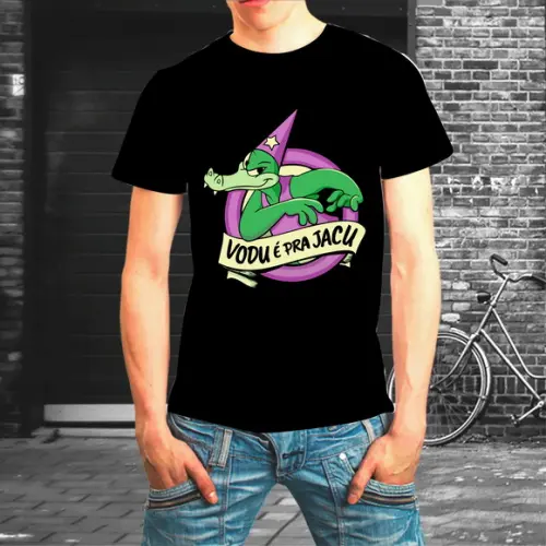 Camiseta Zé Jacaré Vodu É pra Jacu