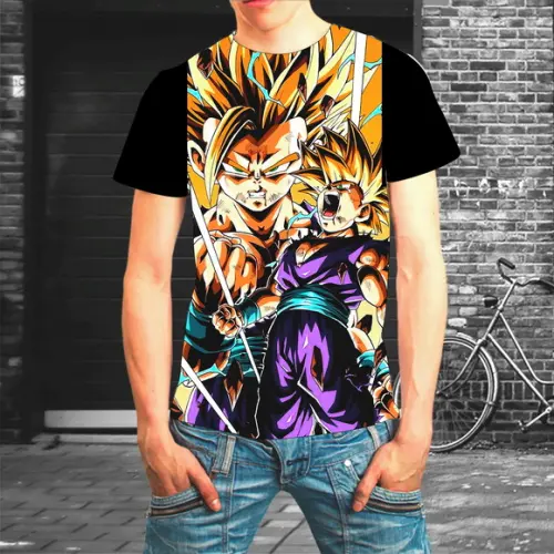 Camiseta Sublimação Total Dragon Ball #5