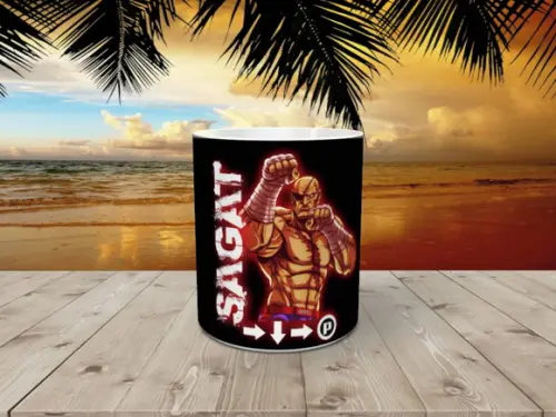 Caneca Sagat Street Fighter