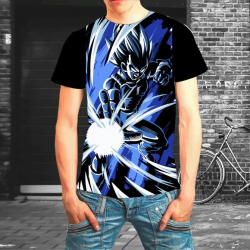 Camiseta Sublimação Total Dragon Ball