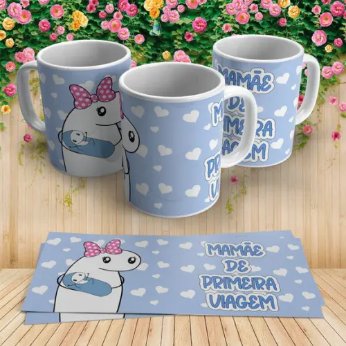 Caneca Mamãe De Primeira Viagem
