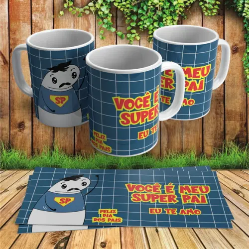 Caneca Você É Meu Super Pai