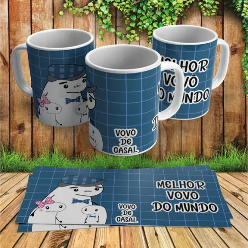 Caneca Dia Dos Avós Melhor Vovô Do Mundo