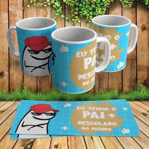 Caneca Eu Tenho O Pai Mais Descolado Do Mundo