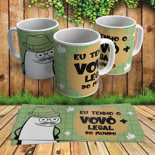 Caneca Eu Tenho O Vovô / Vovó Mais Legal Do Mundo